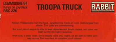 Troopa Truck - Box - Back Image