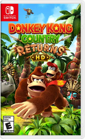 Donkey Kong Country Returns HD - Box - Front - Reconstructed Image