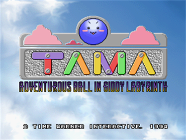 Tama: Adventurous Ball in Giddy Labyrinth - Screenshot - Game Title Image
