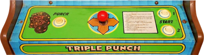 Triple Punch - Arcade - Control Panel Image