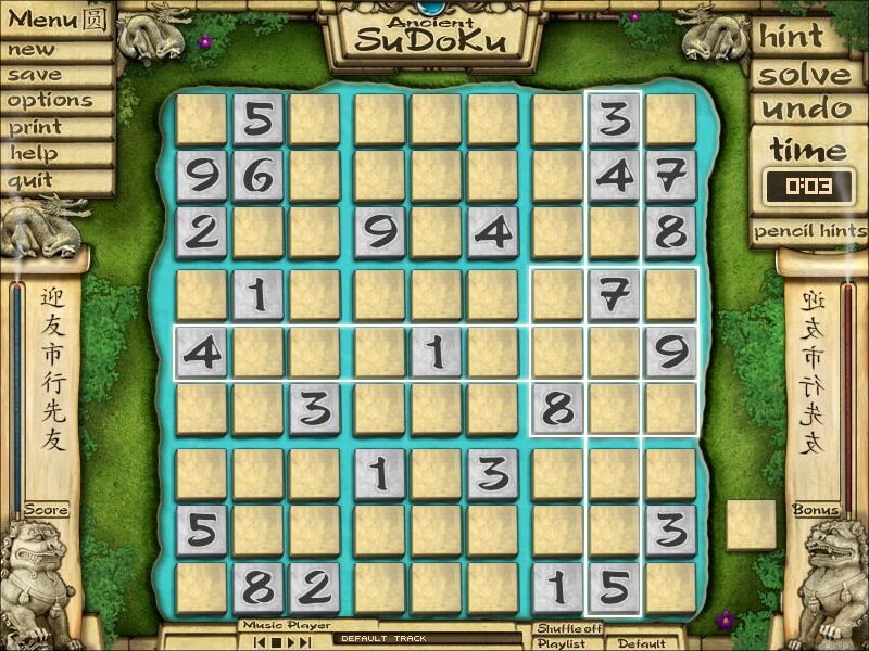 Ancient Sudoku