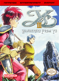 Ys III: Wanderers from Ys - Fanart - Box - Front Image
