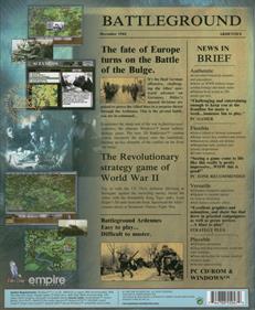 Battleground: Ardennes - Box - Back Image