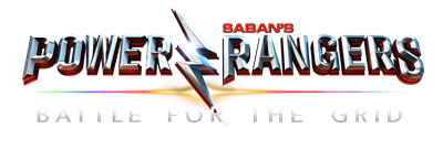 Power Rangers: Battle for the Grid - Clear Logo Image