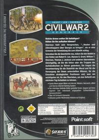 Grant-Lee-Sherman: Civil War Generals 2 - Box - Back Image