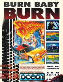 Burning Rubber - Advertisement Flyer - Front Image