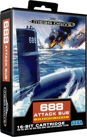 688 Attack Sub - Box - 3D Image