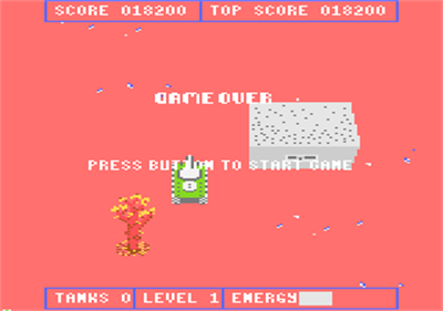 Tank Command - Screenshot - Game Over Image