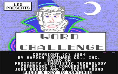 Word Challenge - Screenshot - Game Title Image