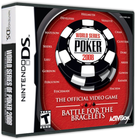 World Series of Poker 2008 Battle for the Bracelets - Box - 3D Image