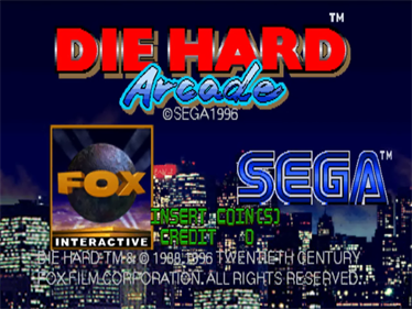Die Hard Arcade - Screenshot - Game Title Image