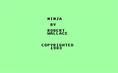 Ninja (Computermat) - Screenshot - Game Title Image