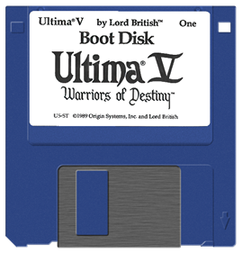 Ultima V: Warriors of Destiny - Fanart - Disc Image