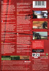 Steel Battalion: Line of Contact - Box - Back Image