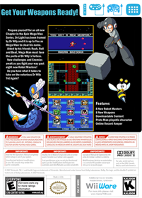 Mega Man 9 - Fanart - Box - Back Image