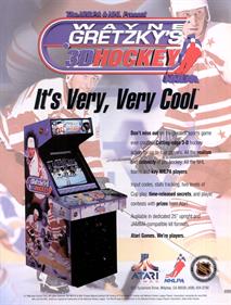 Wayne Gretzky's 3D Hockey - Advertisement Flyer - Front Image