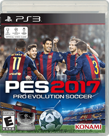 PES 2017: Pro Evolution Soccer - Box - Front - Reconstructed Image