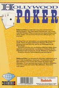 Hollywood Poker - Box - Back Image