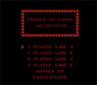 Freddy vs. Jason: DK Edition - Screenshot - Game Title Image