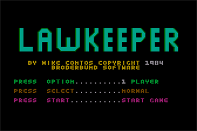 Lawkeeper - Screenshot - Game Title Image