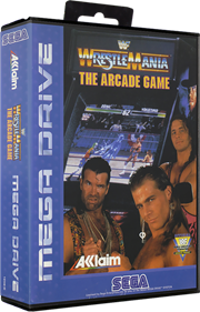 WWF WrestleMania: The Arcade Game - Box - 3D Image