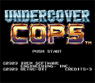 Undercover Cops - Screenshot - Game Title Image