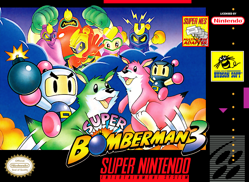 SNES Super Bomberman 3 