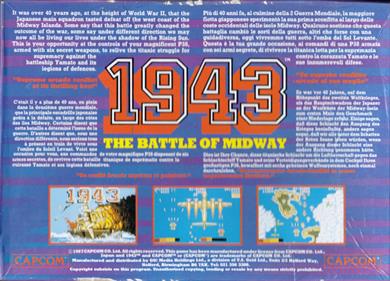 1943: The Battle of Midway - Box - Back Image