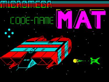 Codename Mat - Screenshot - Game Title Image