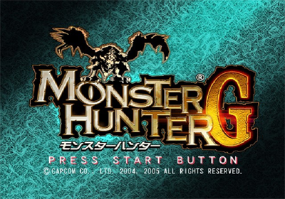 Monster Hunter G - Screenshot - Game Title Image
