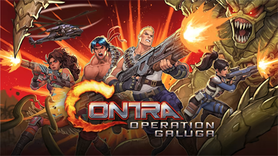 Contra Operation Galuga - Advertisement Flyer - Front Image