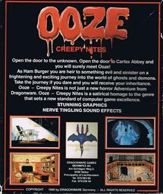 Ooze - Box - Back Image