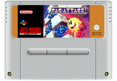 Pac-Attack - Cart - Front Image