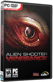 Alien Shooter: Vengeance - Box - 3D Image