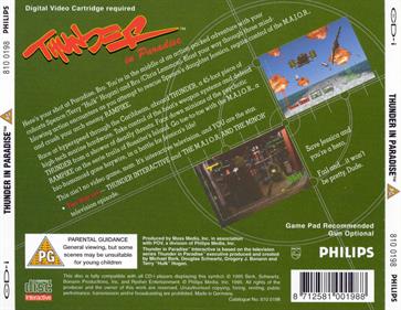 Thunder in Paradise - Box - Back Image