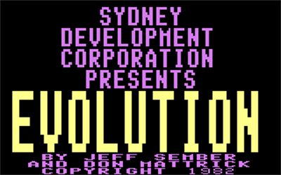 Evolution (Sydney) - Screenshot - Game Title Image