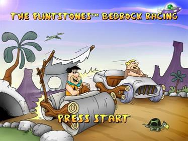 The Flintstones: Bedrock Racing - Screenshot - Game Title Image