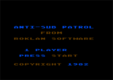 Anti-Sub Patrol - Screenshot - Game Title Image