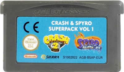 Crash & Spyro SuperPack Volume 1: Crash N-Tranced and Spyro: Season of Ice - Cart - Front Image