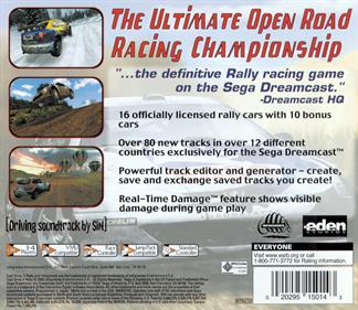 Test Drive: V-Rally - Box - Back Image