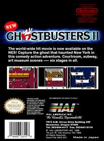 New Ghostbusters II - Fanart - Box - Back
