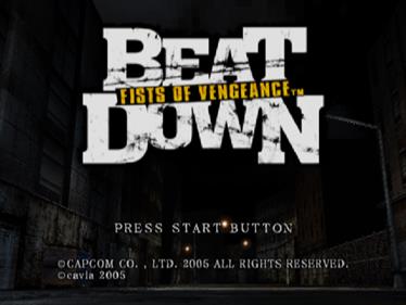 Beat Down: Fists of Vengeance - Screenshot - Game Title Image
