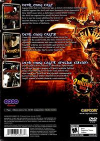 Devil May Cry: 5th Anniversary Collection - Box - Back Image