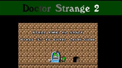 Doctor Strange 2: The Return of Dr. Strange - Screenshot - Game Title Image