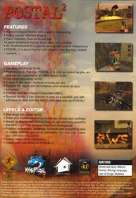 Postal 2 - Box - Back Image