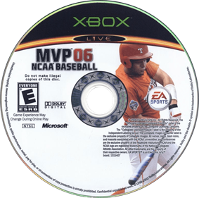 MVP 06 NCAA Baseball - Disc Image