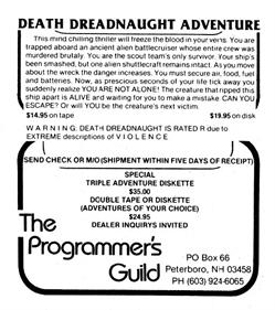 Death Dreadnaught - Advertisement Flyer - Front Image
