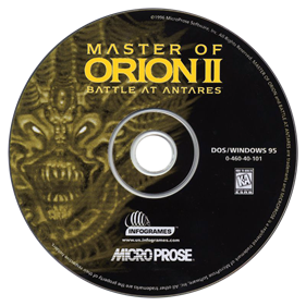 Master of Orion II: Battle at Antares - Disc Image