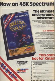 Boulder Dash - Advertisement Flyer - Front Image