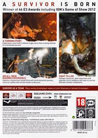 Tomb Raider (2013) - Box - Back Image